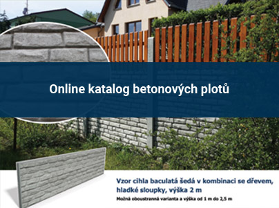 OnLine katalog betonových plotů